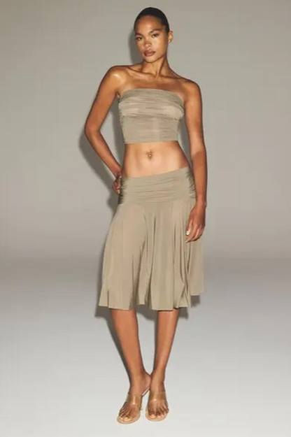 SKIMS Milky Sheer Midi Skirt