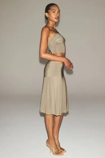 SKIMS Milky Sheer Midi Skirt