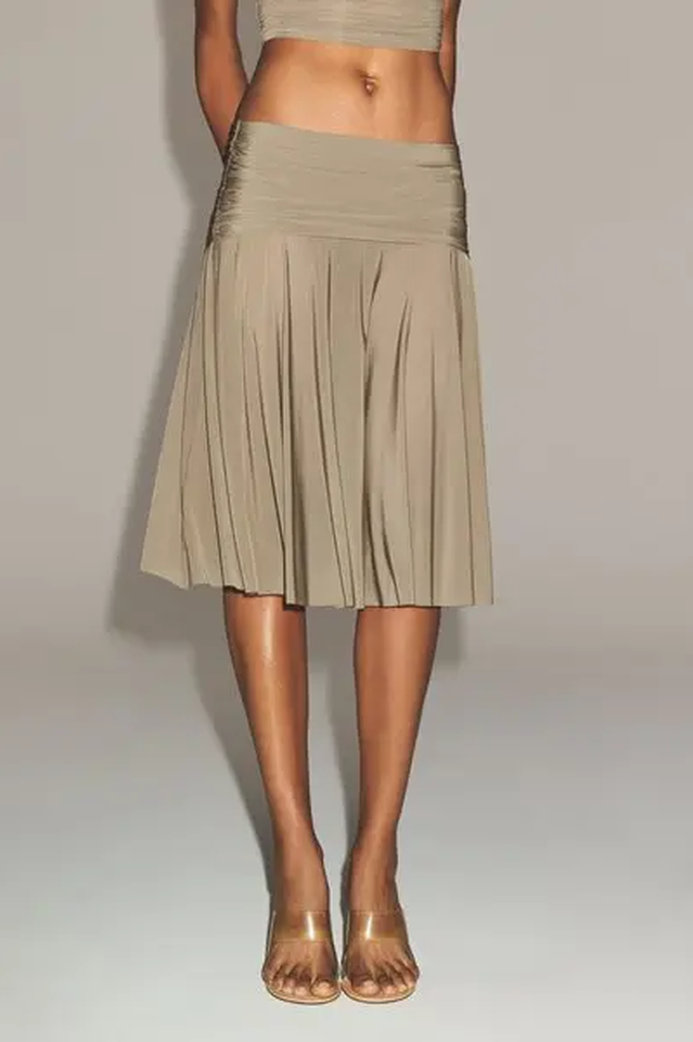 SKIMS Milky Sheer Midi Skirt