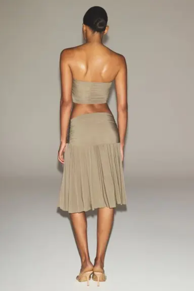 SKIMS Milky Sheer Midi Skirt