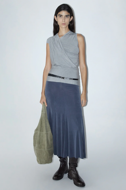 Paloma Wool Flared Cupro Skirt