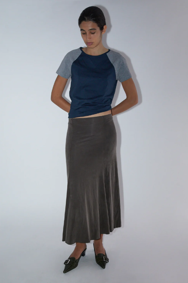 Paloma Wool Flared Cupro Skirt