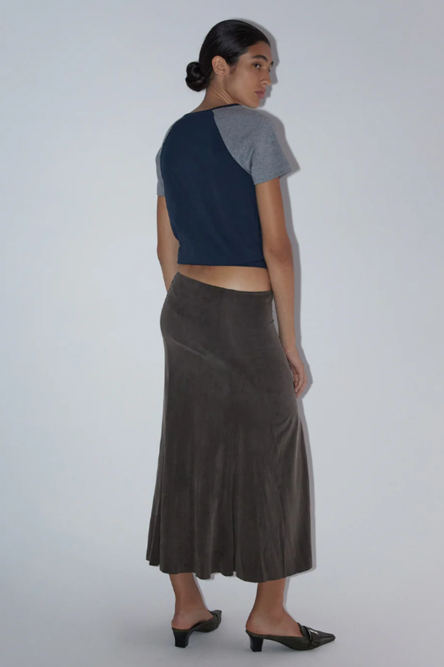 Paloma Wool Flared Cupro Skirt