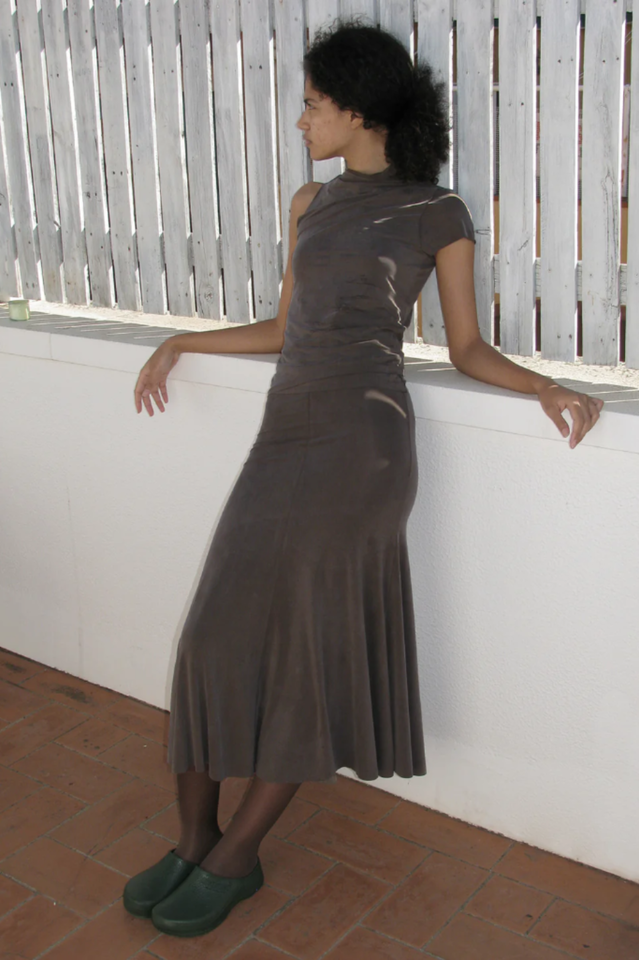 Paloma Wool Flared Cupro Skirt