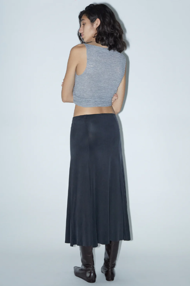 Paloma Wool Flared Cupro Skirt
