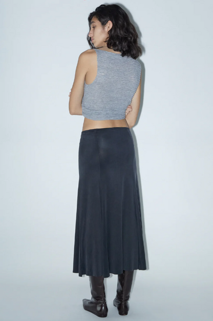 Paloma Wool Flared Cupro Skirt