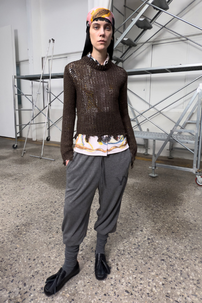 OPEN YY Layered Knee Socks Pants