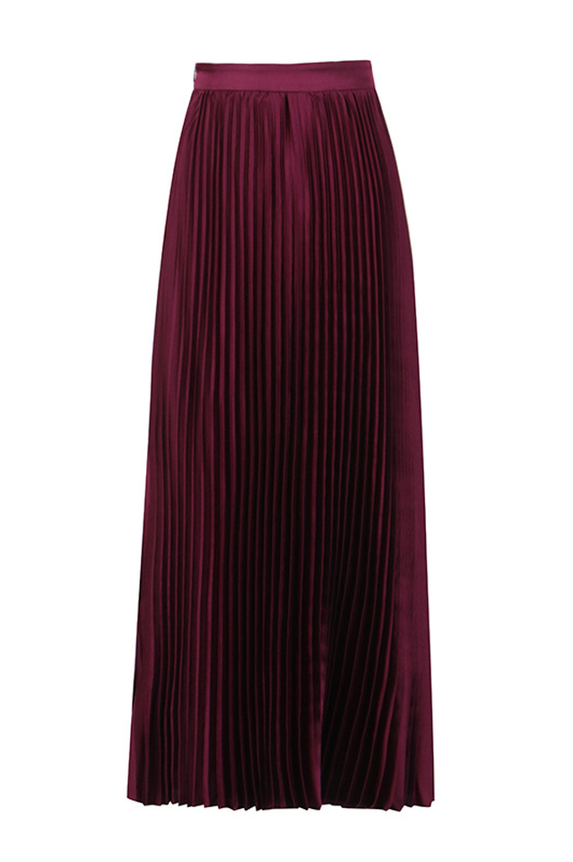 Christine Embroidery Pleated Skirt Set