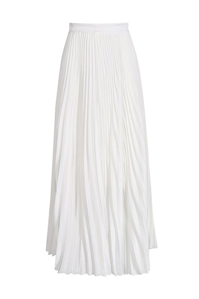 Christine Embroidery Pleated Skirt Set