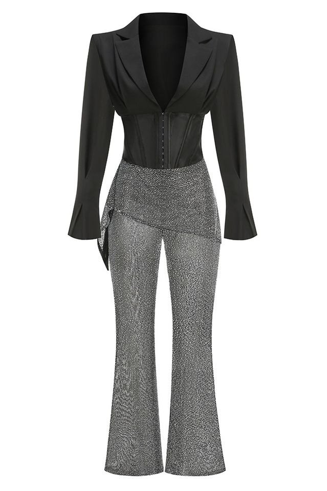 Mina Crystal Embellished Suit
