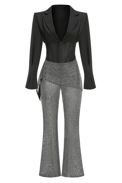 Mina Crystal Embellished Suit