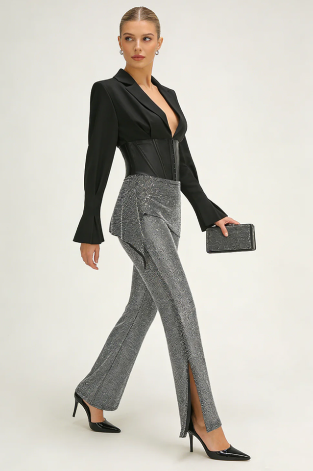 Mina Crystal Embellished Suit