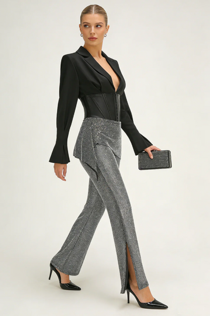 Mina Crystal Embellished Suit