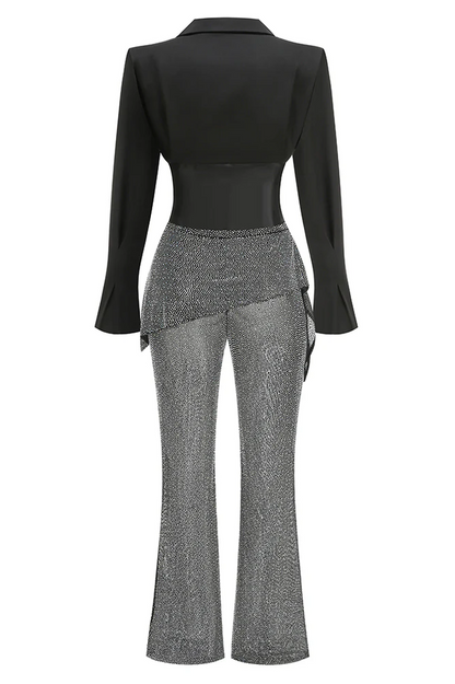 Mina Crystal Embellished Suit