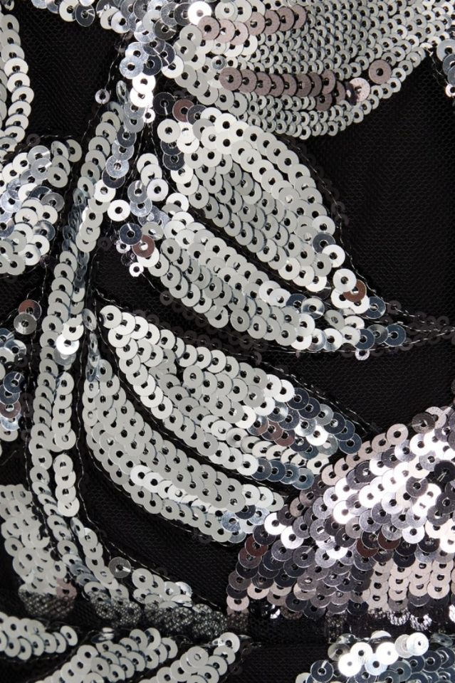 Jilly Halter Sleeveless Sequin Maxi Dress