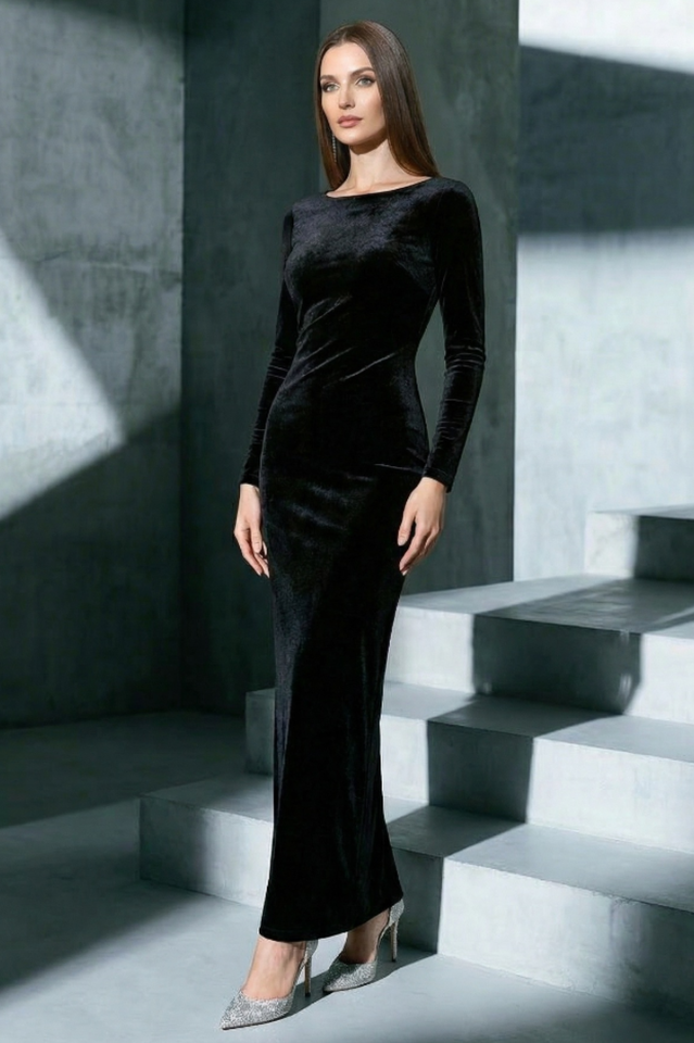Taegan Velvet Dress