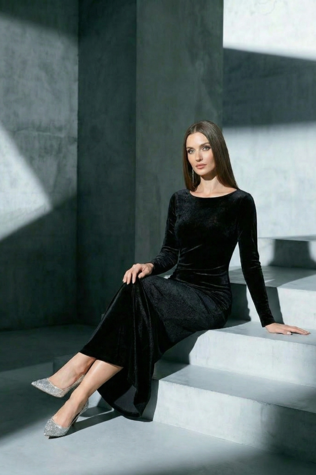 Taegan Velvet Dress