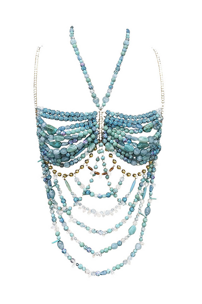 Conrad Gemstone Beaded Bralette