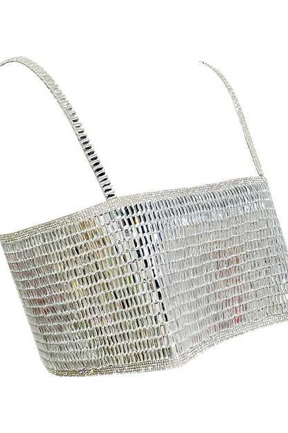 Disco Ball Mirror Bralette