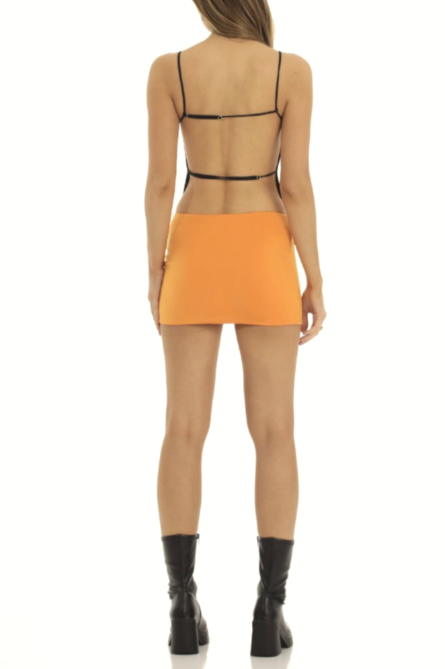 Sequin Open Back Top