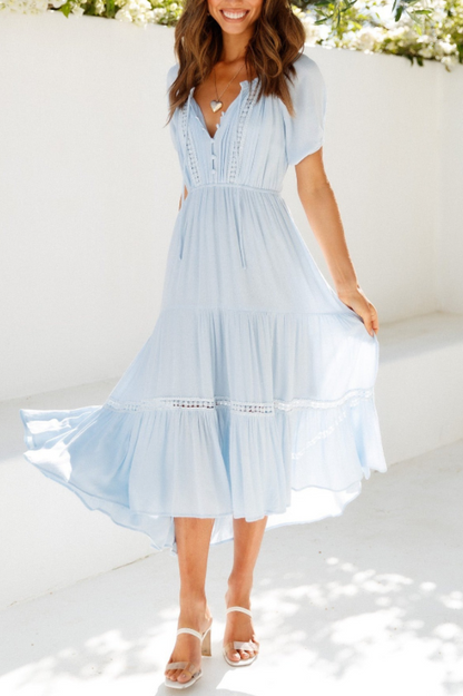 High Above The Clouds Midi Dress