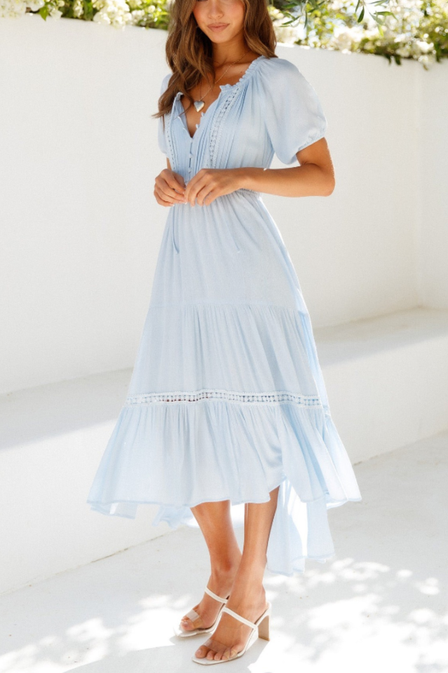 High Above The Clouds Midi Dress