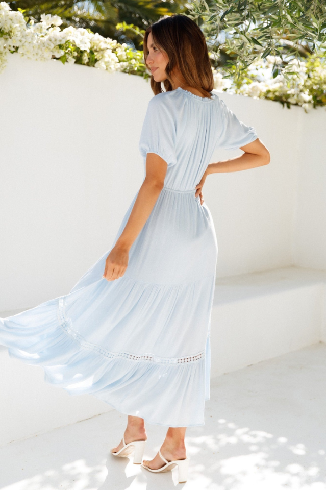High Above The Clouds Midi Dress