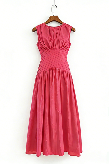 Agatha Knot Waist Midi Dress