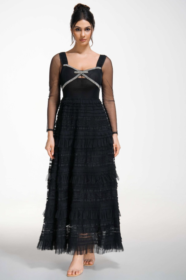 Amina Glam Maxi Dress