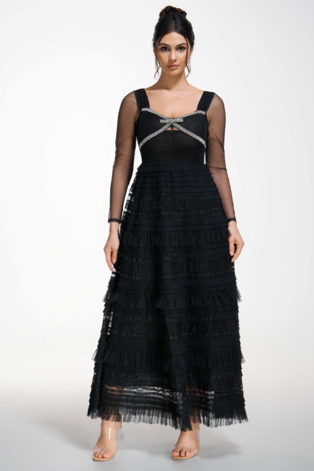 Amina Glam Maxi Dress