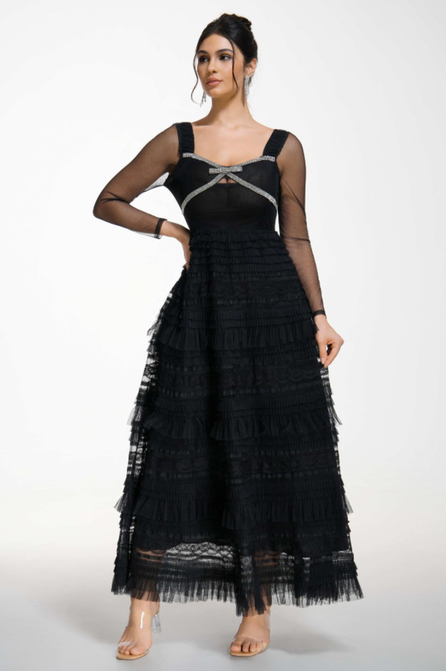Amina Glam Maxi Dress
