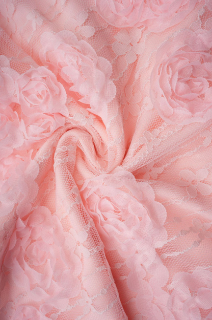 Grace 3D Rose Mermaid Maxi Dress