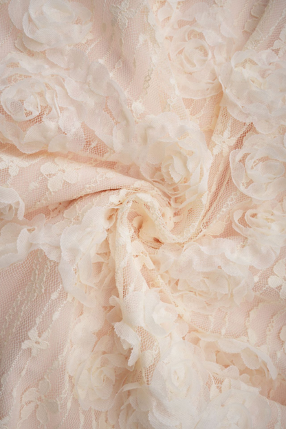 Grace 3D Rose Mermaid Maxi Dress