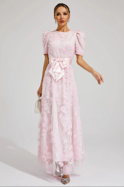 Rosalie Lace Bow Gown