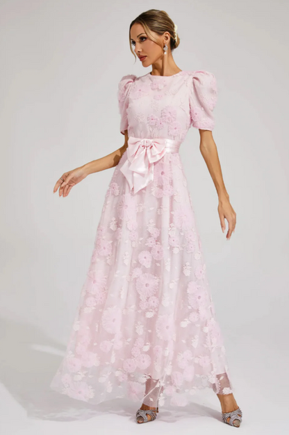 Rosalie Lace Bow Gown