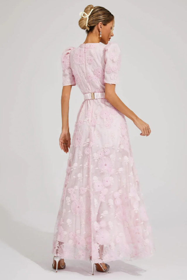 Rosalie Lace Bow Gown