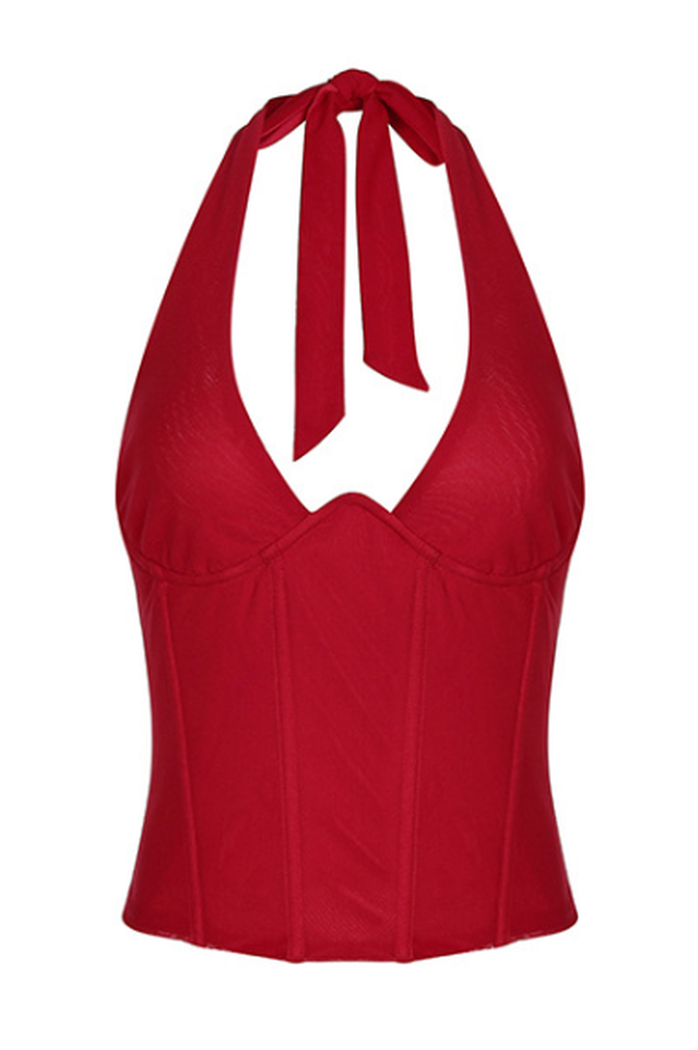 Hot Girl Halter Bustier