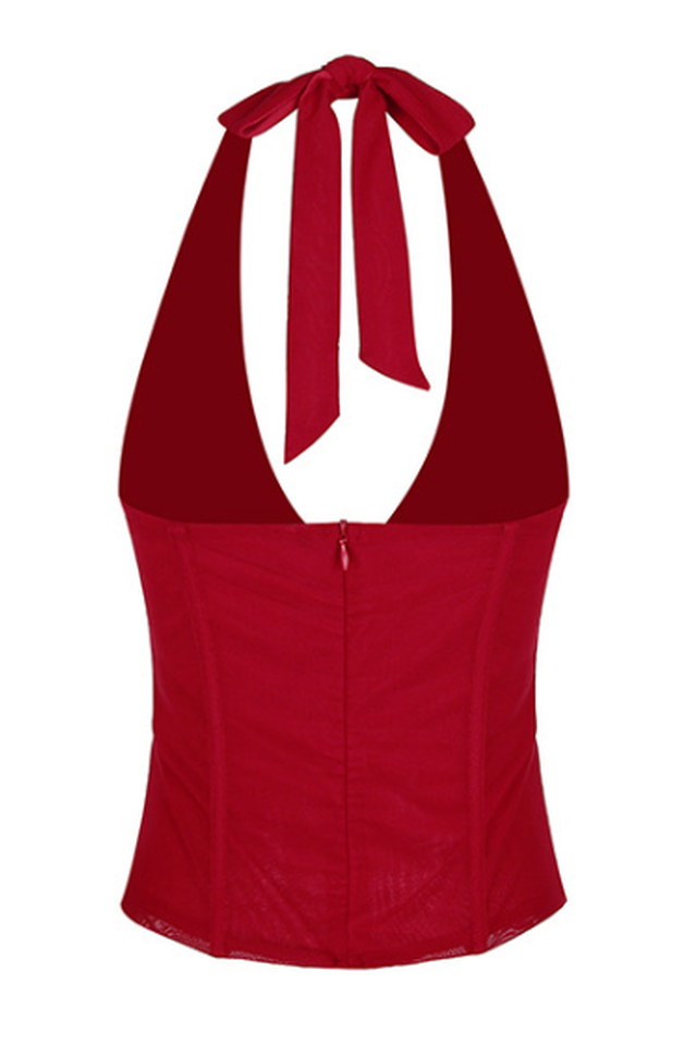 Hot Girl Halter Bustier