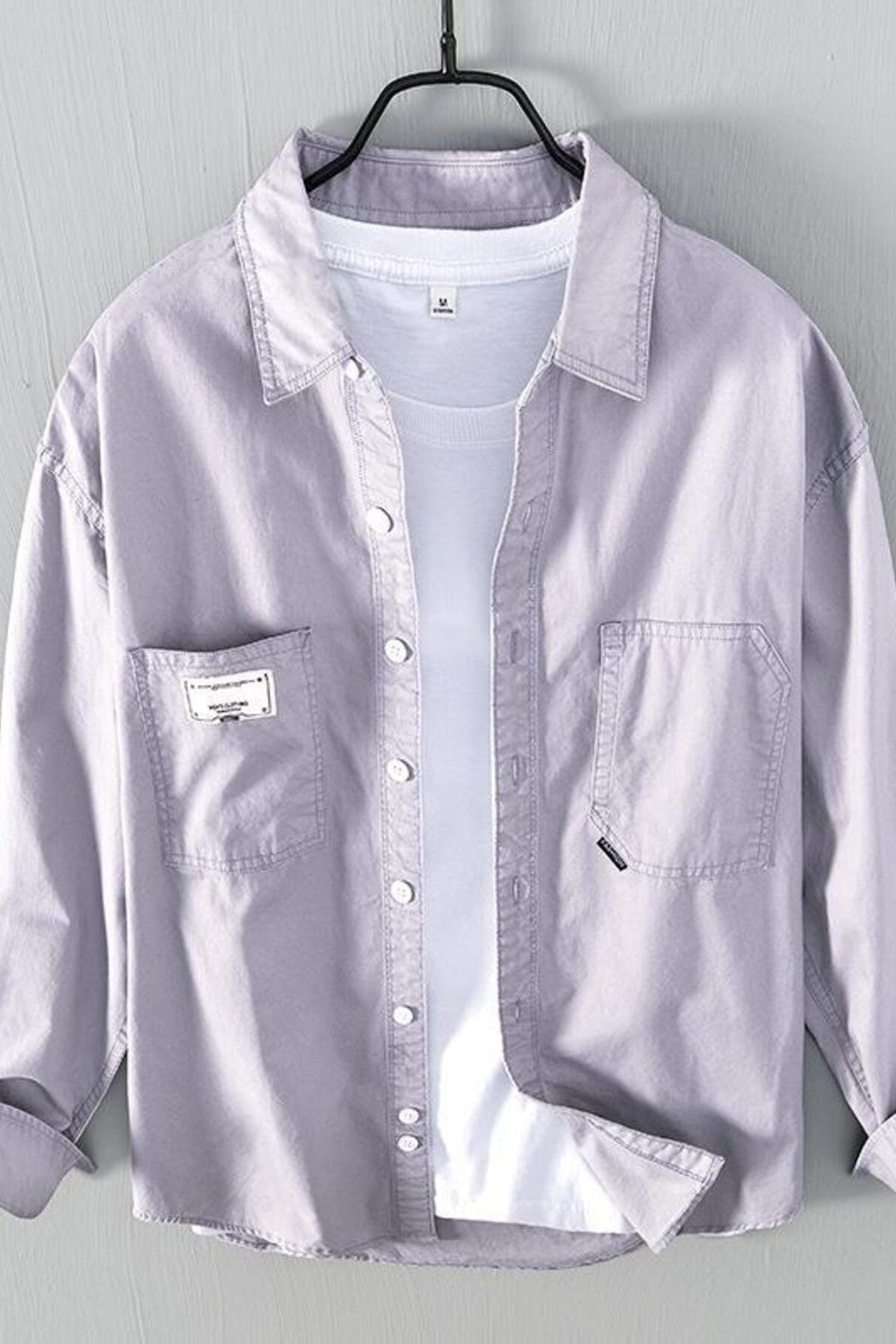 Classic Pocketed Button Up Long Sleeve Shirt