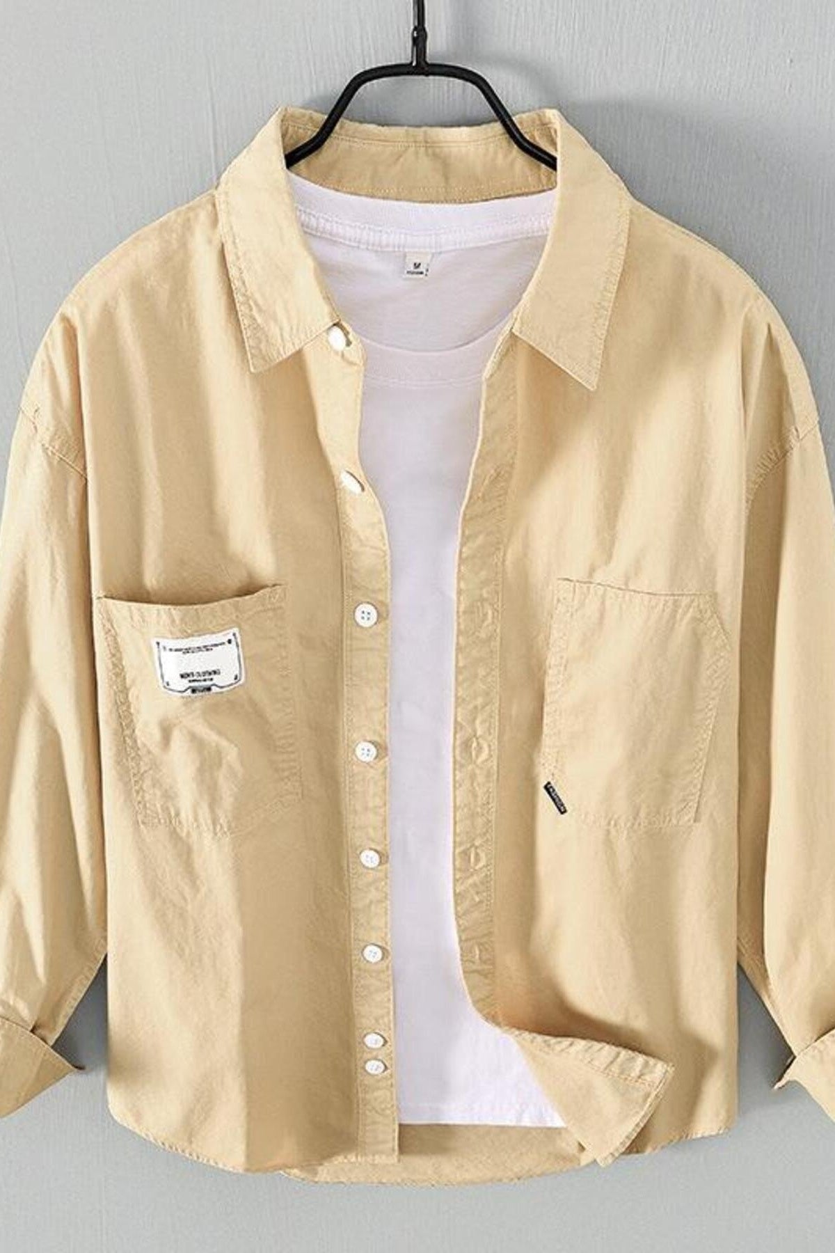 Classic Pocketed Button Up Long Sleeve Shirt