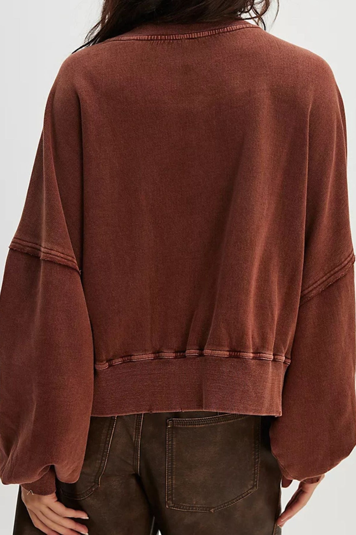 Graphic Printed Dropped Shoulder Sweatshirt