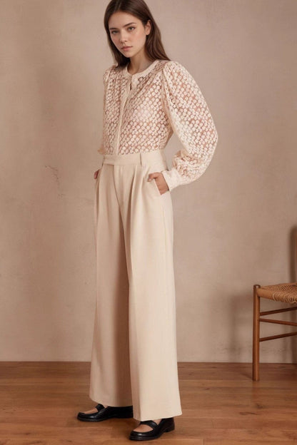 Lace Long Sleeve Shirt