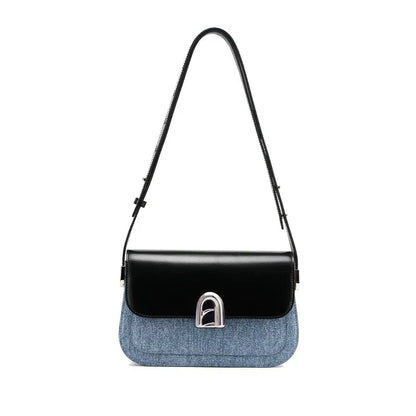 Women Retro Square Leather Bag | Crossbody Shoulder Bag