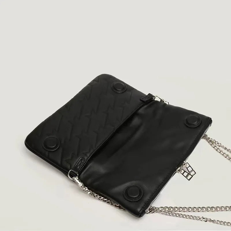 Women Crossbody Bag | Shoulder Bag | Envelope Bag | Wing Chain Bag | Leather