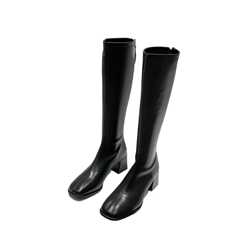 Women Leather Long Boots | Knee High