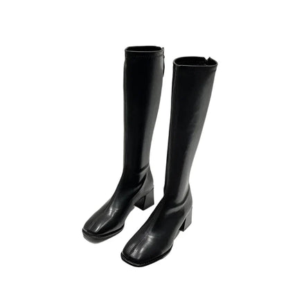 Women Leather Long Boots | Knee High