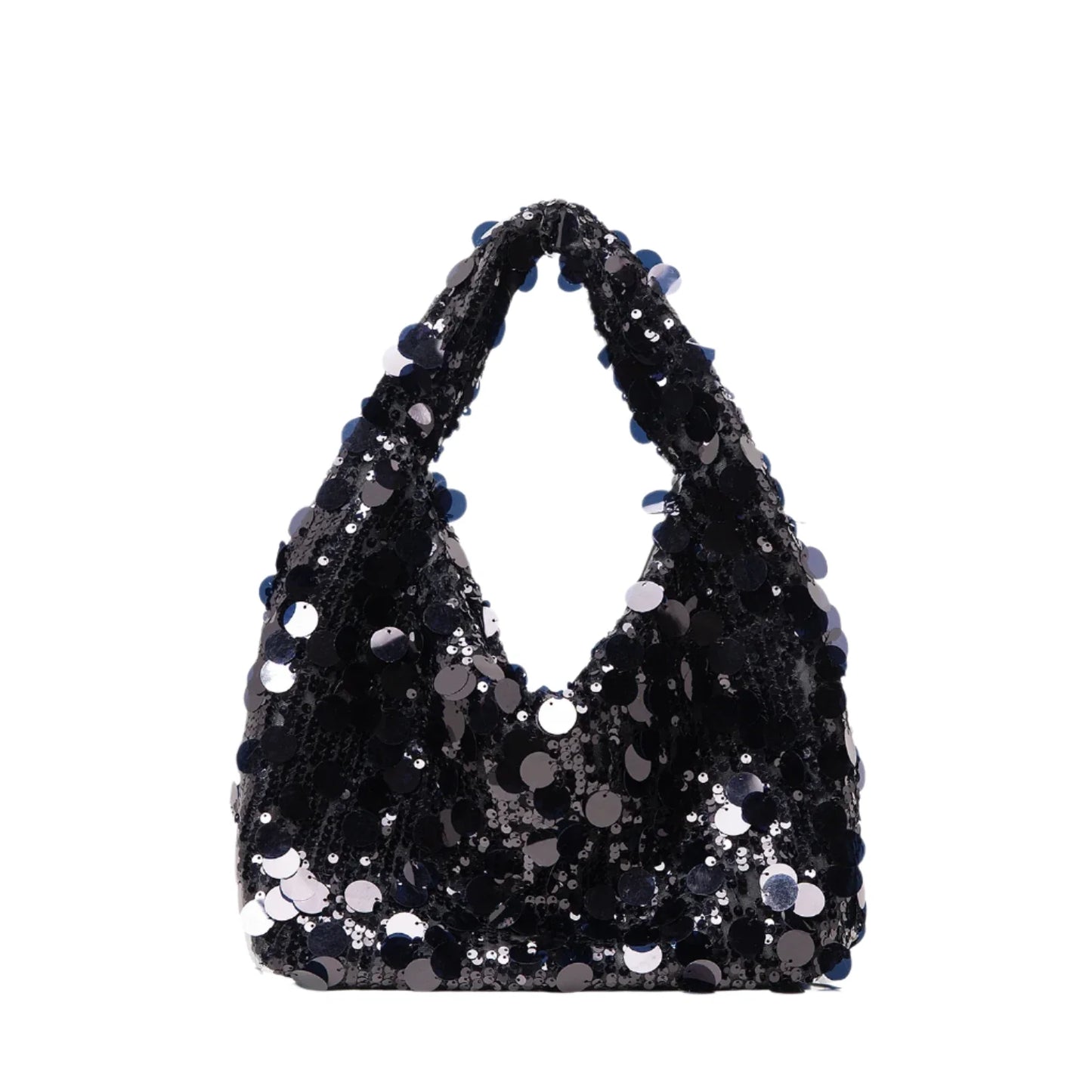 Luxury Women Shoulder Bag | Sequin Bag | Party Bag black
