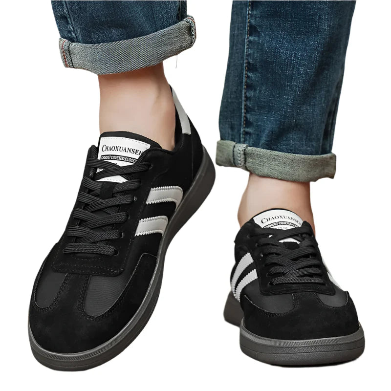 Men Genuine Leather Casual Shoes | Skate Shoes | Non-slip Sneakers