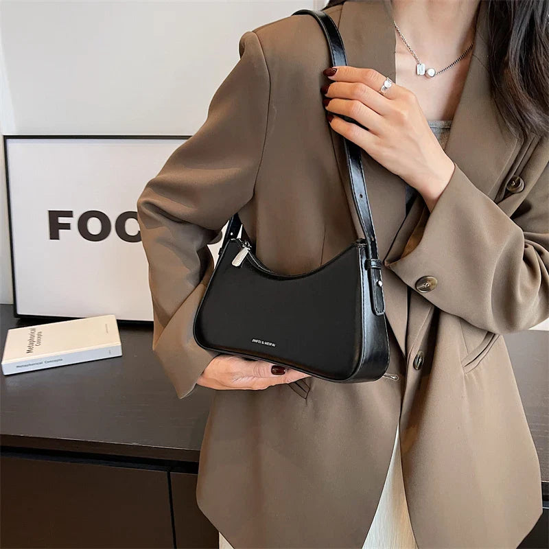 Women Leather Underarm Shoulder Bag
