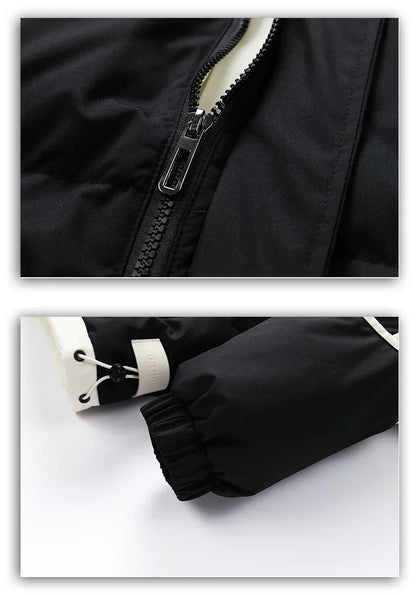 Unisex Thick Hooded Puffer Jacket | Windbreaker Jacket | Warm Parka Winter Jacket